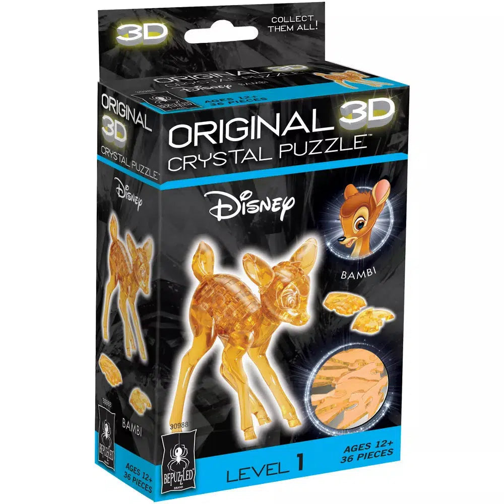 University Games-3D Crystal Puzzle - Bambi-30988-Legacy Toys