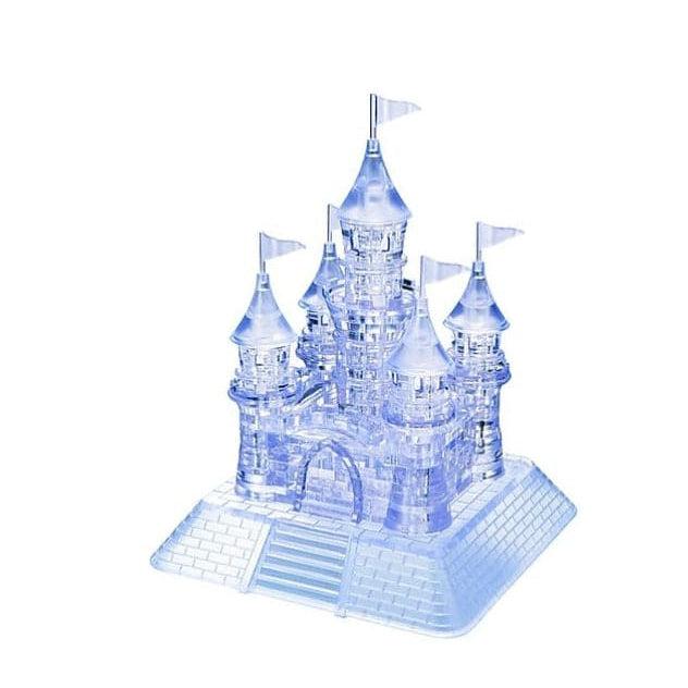 University Games-3D Crystal Puzzle Deluxe - Clear Castle-30961-Legacy Toys