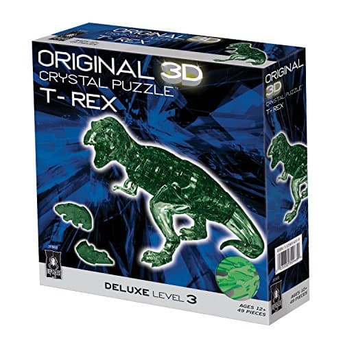University Games-3D Crystal Puzzle Deluxe - T-Rex-30968-Legacy Toys