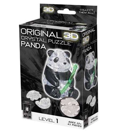 University Games-3D Crystal Puzzle - Panda-30979-Legacy Toys