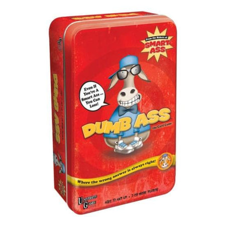 University Games-Dumb Ass Card Game Tin-01365-Legacy Toys