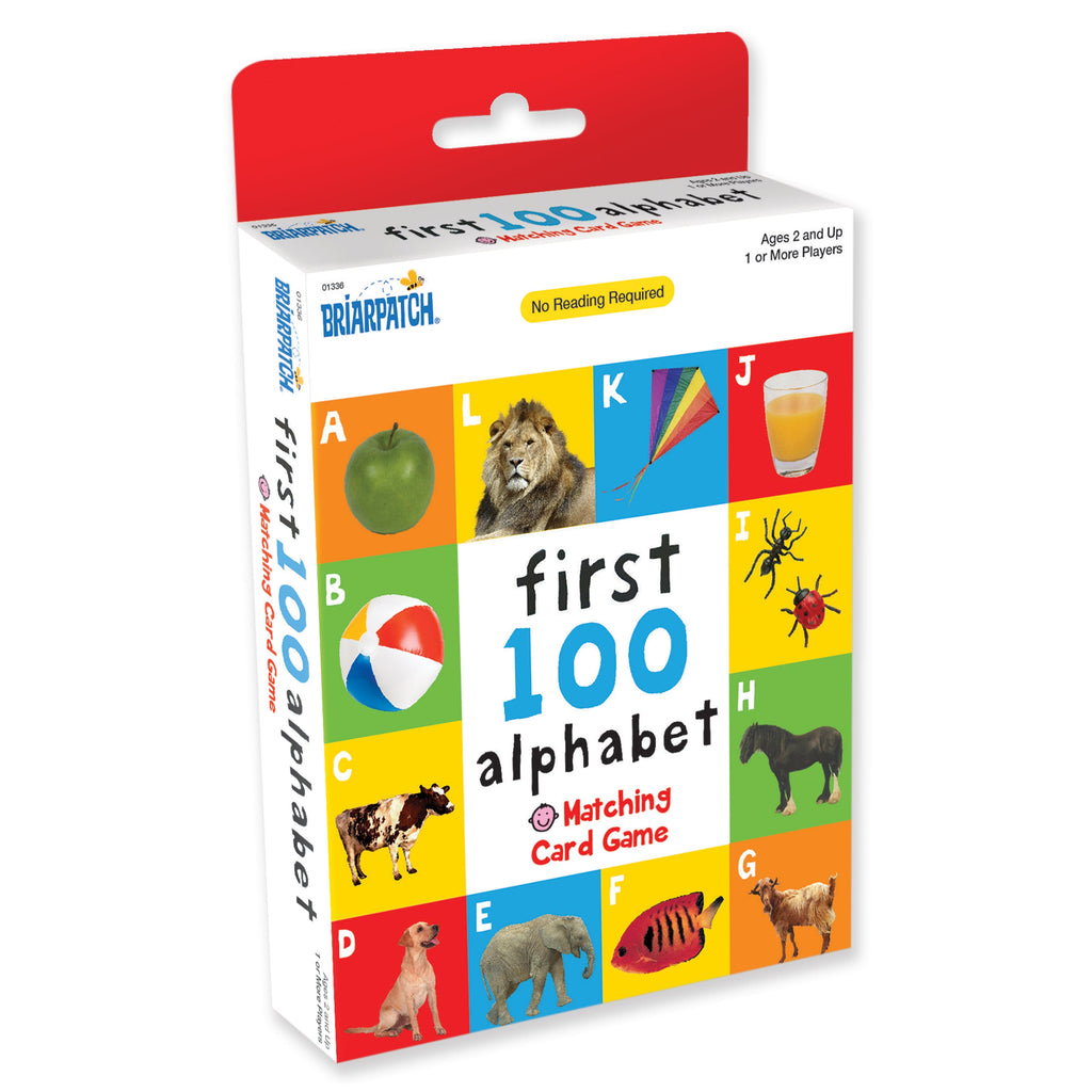 University Games-First 100 Alphabet Matching Card Game-01336-Legacy Toys