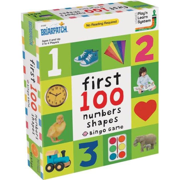 University Games-First 100 Numbers & Shapes Bingo Game-01302-Legacy Toys