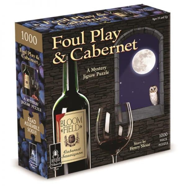 University Games-Foul Play and Cabernet - Mystery Jigsaw Puzzle 1,000 Piece-33117-Legacy Toys