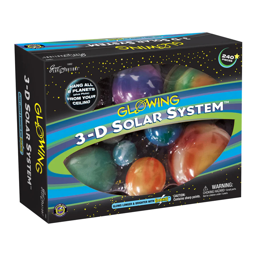 University Games-Glowing 3-D Solar System-19862-Legacy Toys