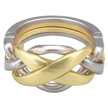 University Games-Hanayama Cast Puzzle - Ring - Level 4-30842-Legacy Toys