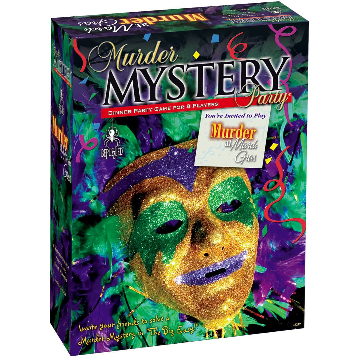 University Games-Murder Mystery Party Game - Murder at Mardi Gras-33212-Legacy Toys