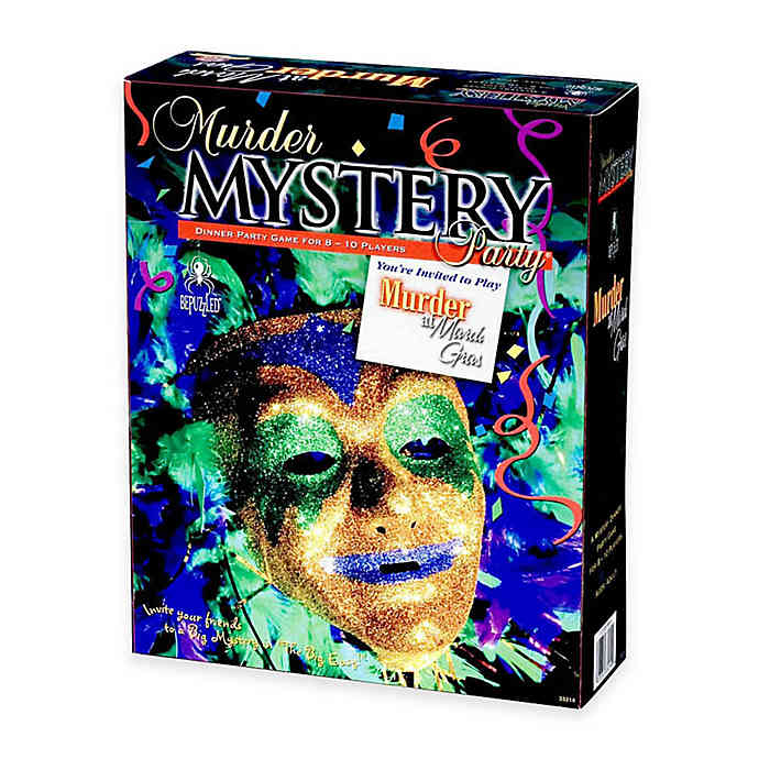 University Games-Murder Mystery Party Game - Murder at Mardi Gras-33212-Legacy Toys
