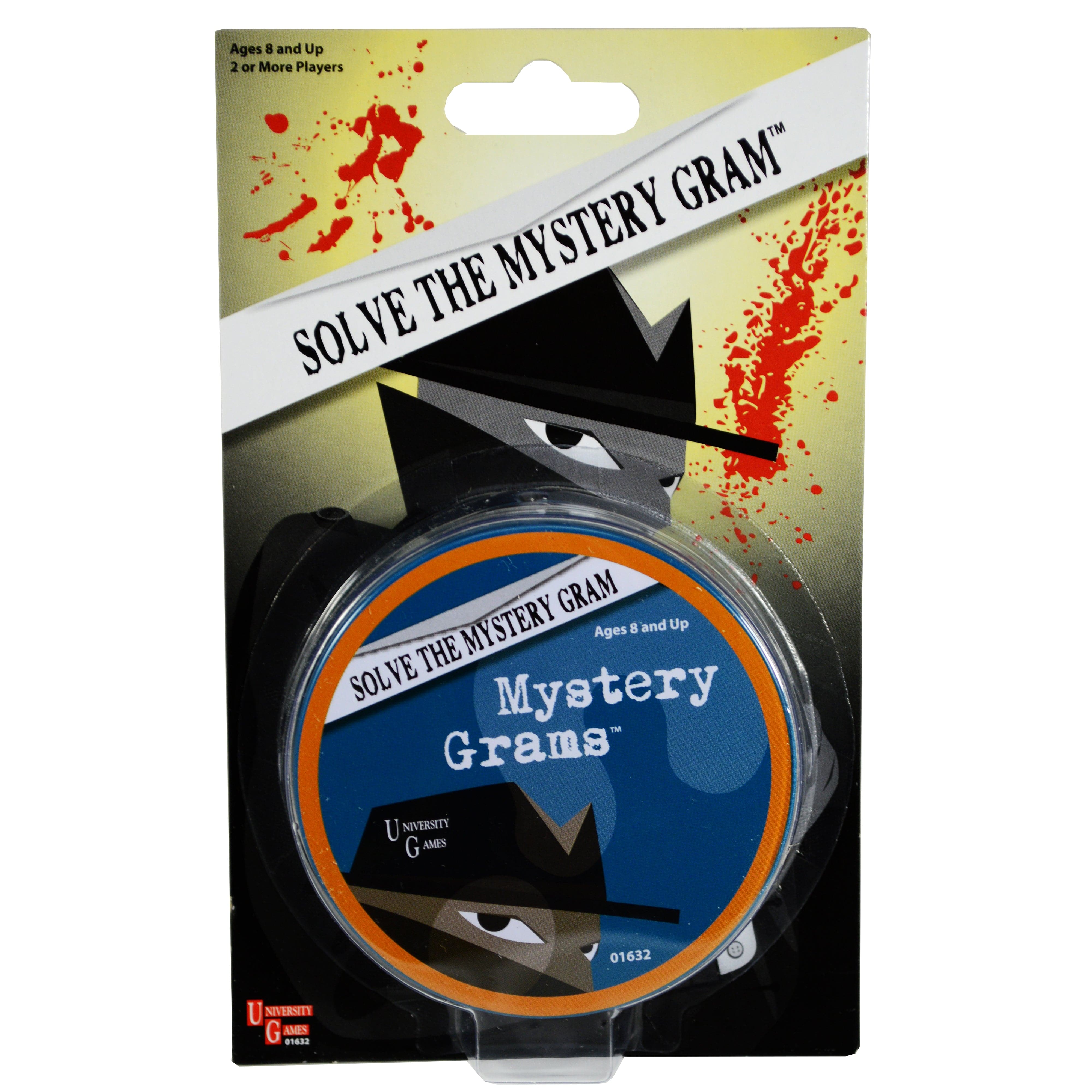 University Games-Mystery, Mind and Logic: Mystery Grams Tin-01632-Legacy Toys
