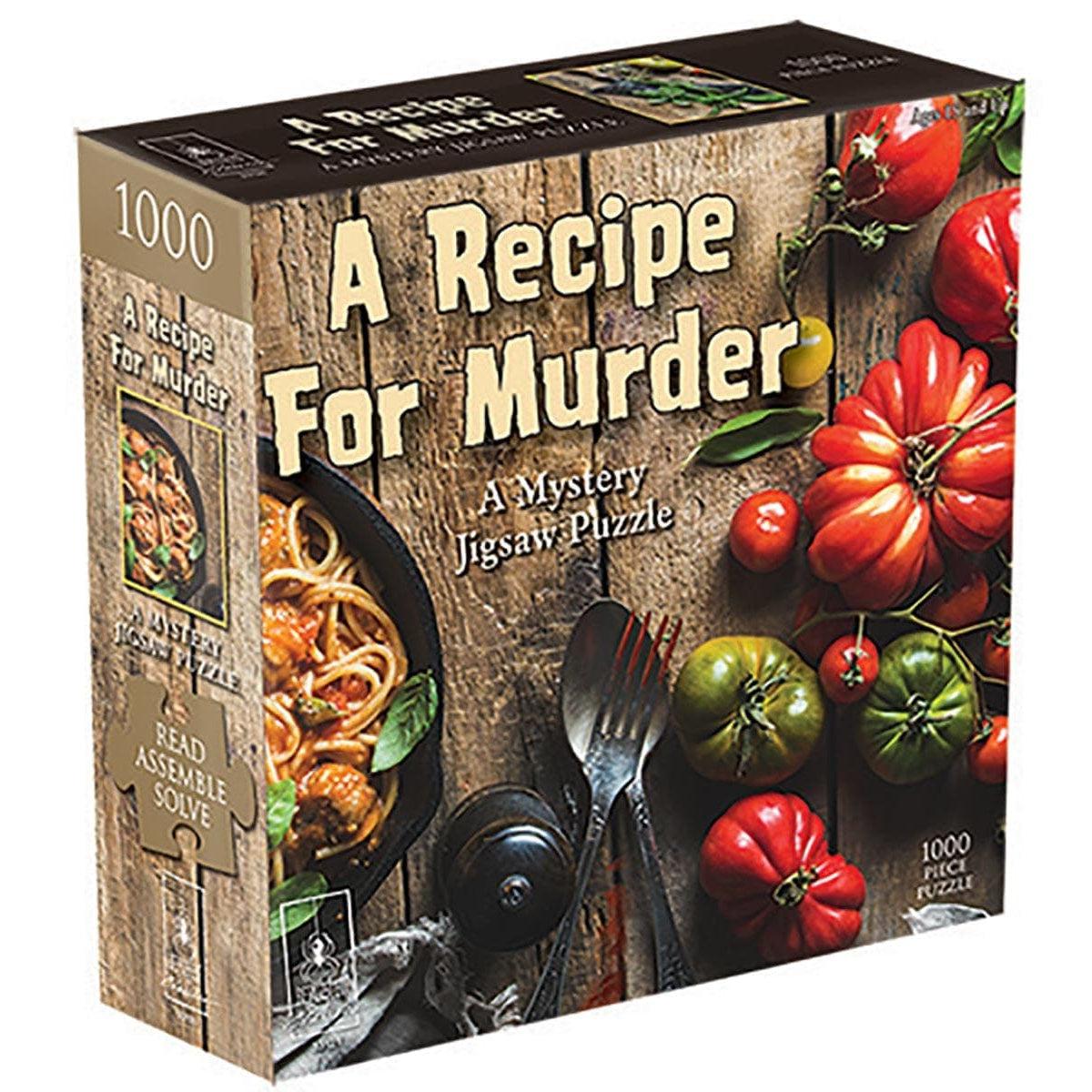 University Games-Recipe for Murder - Mystery Jigsaw Puzzle 1,000 Piece-33121-Legacy Toys