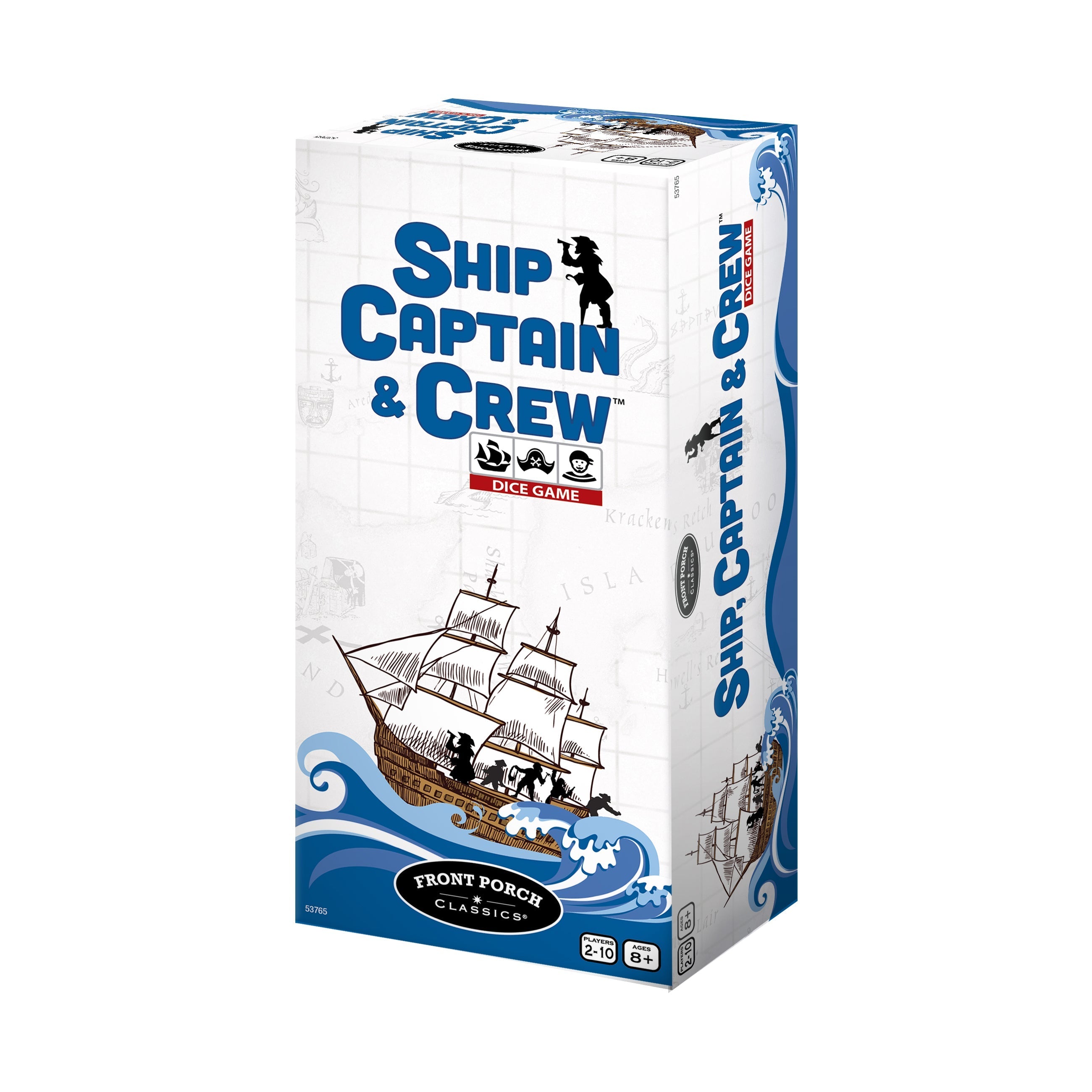 University Games-Ship, Captain & Crew Dice Game-53765-Legacy Toys