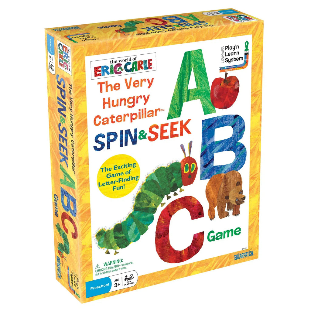University Games-The Very Hungry Caterpillar Spin & Seek ABC Game-01249-Legacy Toys