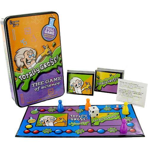 University Games-Totally Gross! Game Tin-01491TI-Legacy Toys
