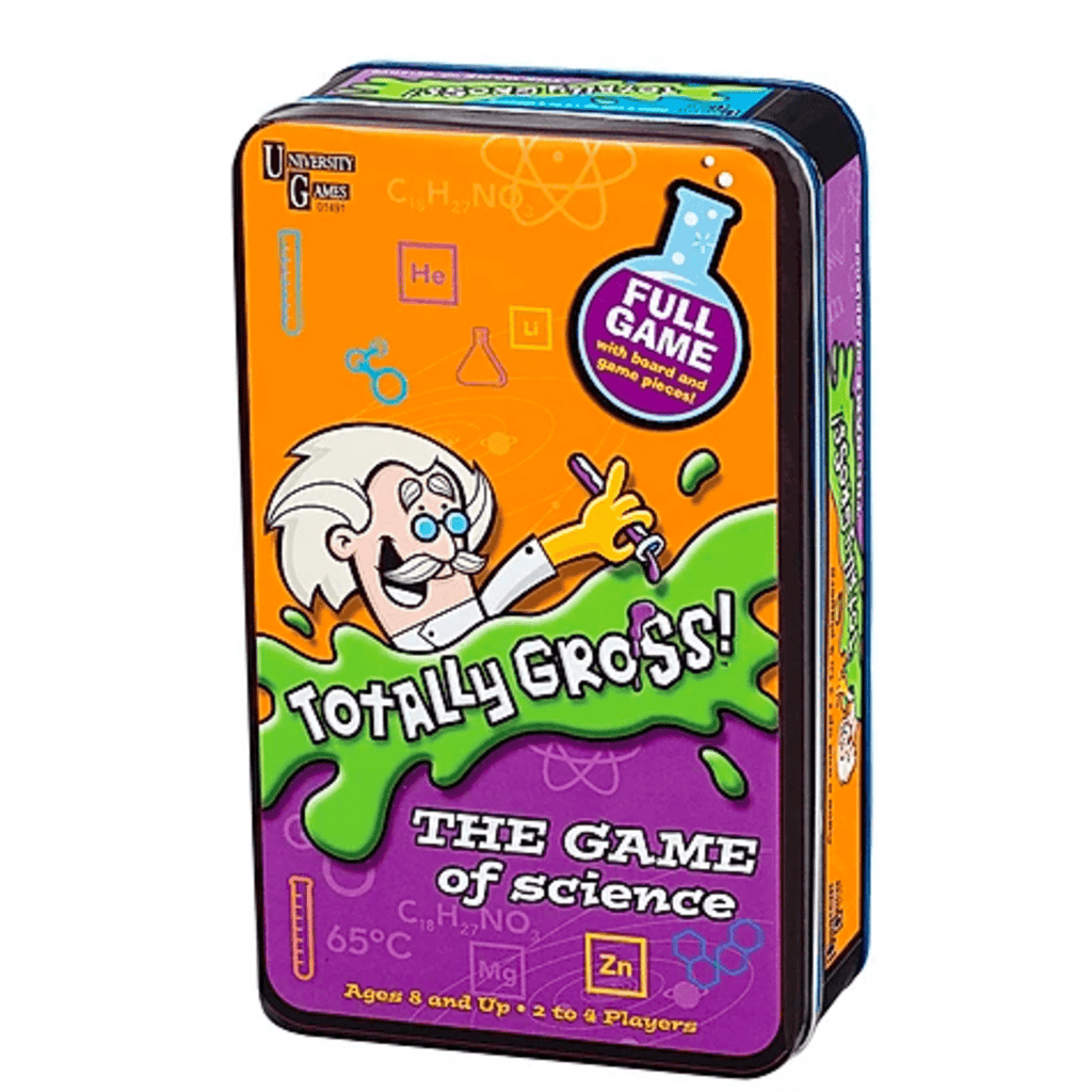 University Games-Totally Gross! Game Tin-01491TI-Legacy Toys