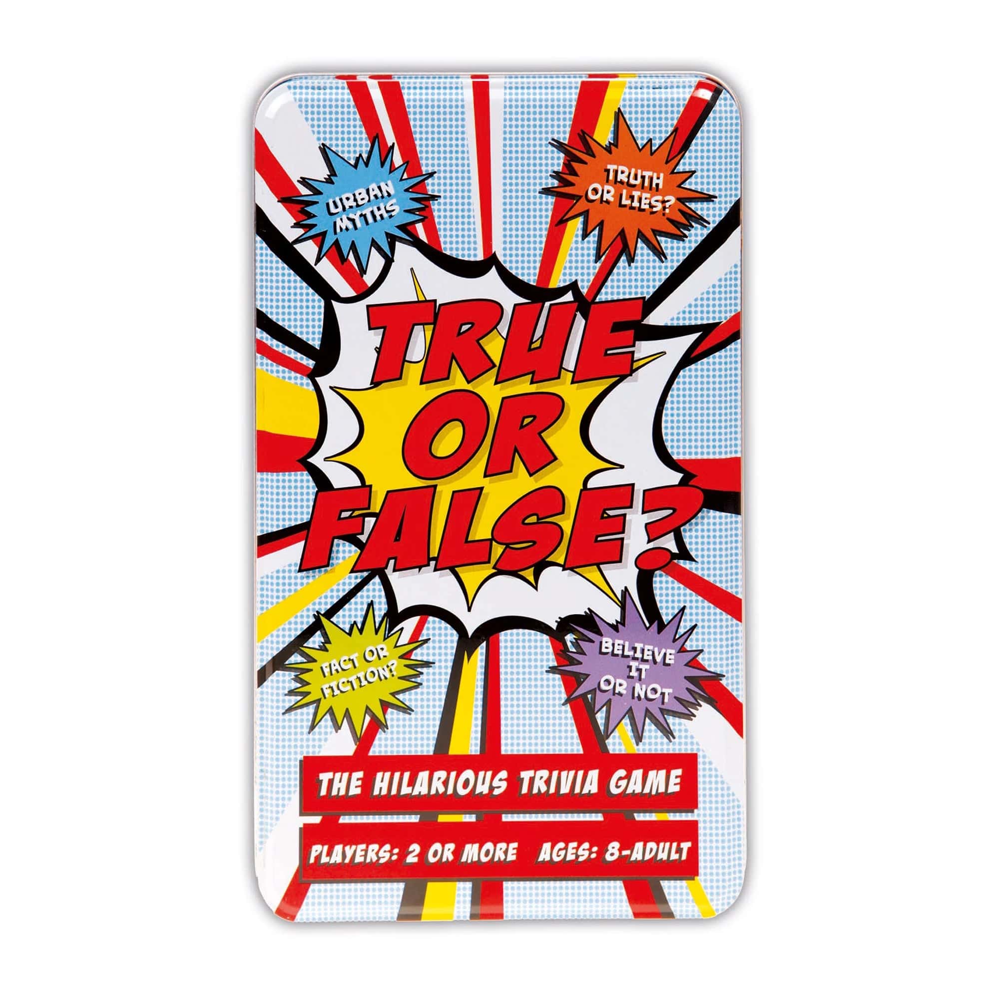 University Games-True or False Game Tin-09107-Legacy Toys