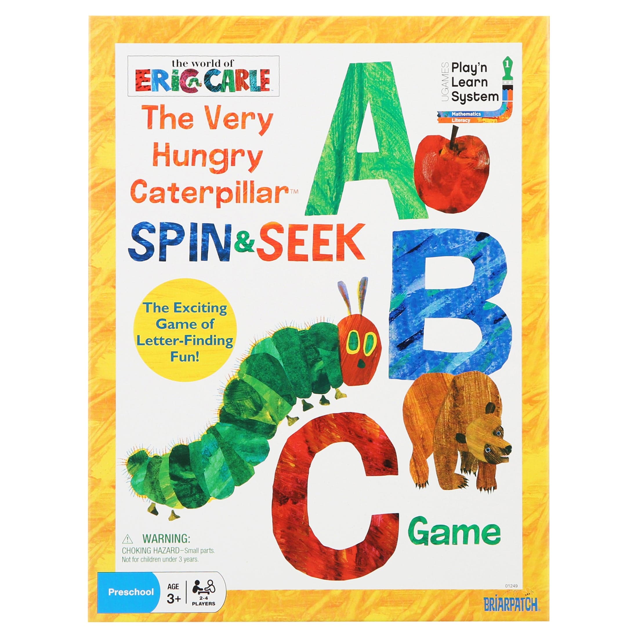 University Games-Very Hungry Caterpillar Spin & Seek ABC Game-1249-Legacy Toys