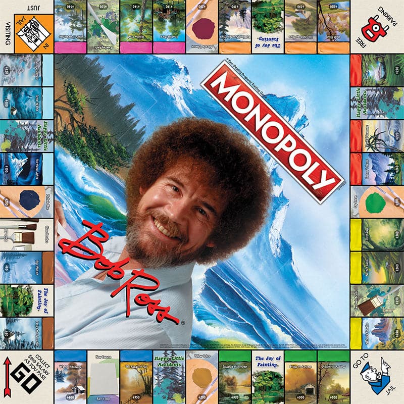 USAopoly-Bob Ross Monopoly Game-MN140-580-Legacy Toys