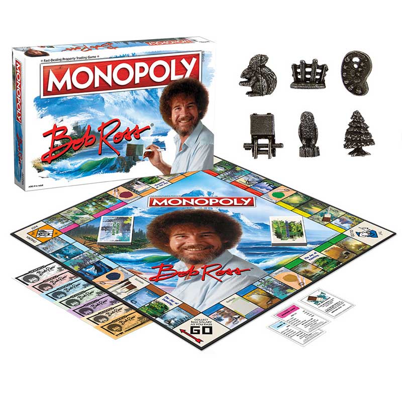 USAopoly-Bob Ross Monopoly Game-MN140-580-Legacy Toys