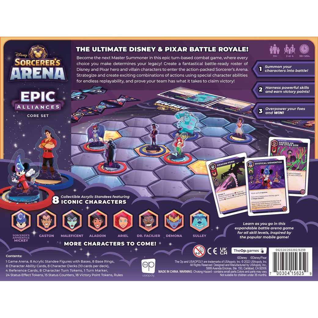 USAopoly-Disney Sorcerer's Arena: Epic Alliances-HB004-764-Legacy Toys