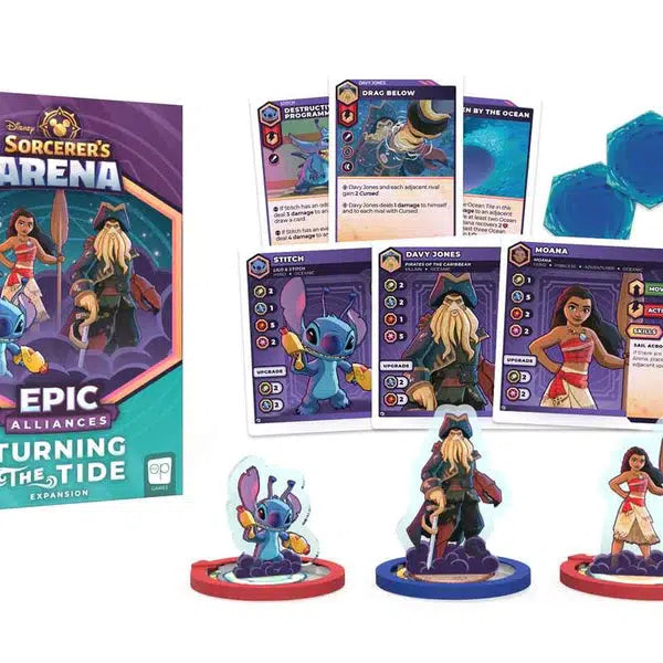 USAopoly-Disney Sorcerer's Arena: Epic Alliances - Turning The Tide Expansion-HB004-781-002200-Legacy Toys