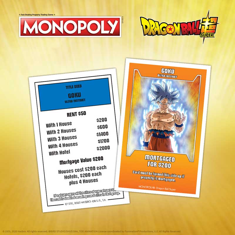 USAopoly-Dragon Ball: Super Monopoly Game-MN113-565-Legacy Toys