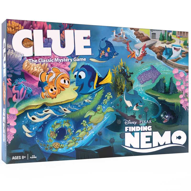 USAopoly-Finding Nemo Clue Game-CL004-763-Legacy Toys
