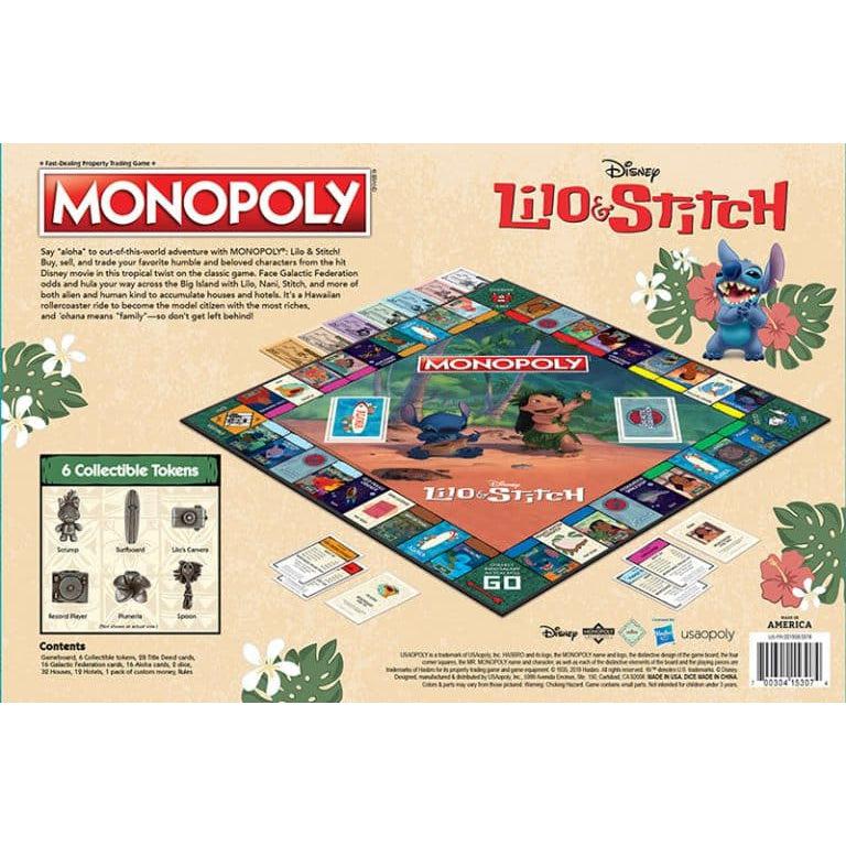 USAopoly-Lilo & Stitch Monopoly Game-MN004-679-Legacy Toys