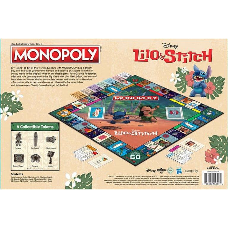 Monopoly Board Game: Disney's Lilo & Stitch Complete Game with all