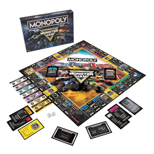 USAopoly-Monster Jam Monopoly Game-MN149-651-Legacy Toys