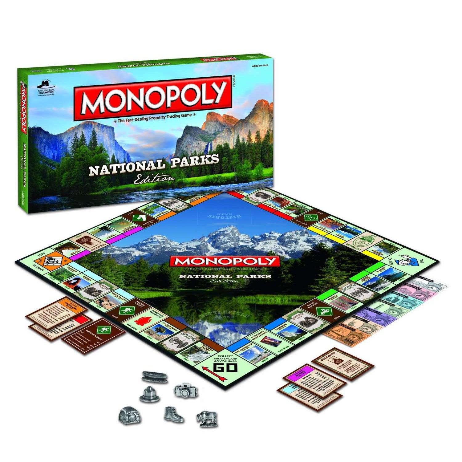 USAopoly-National Parks Monopoly Game--Legacy Toys