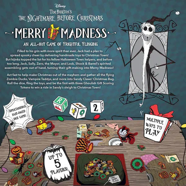 USAopoly-Nightmare Before Christmas: Merry Madness-PA004-261-Legacy Toys