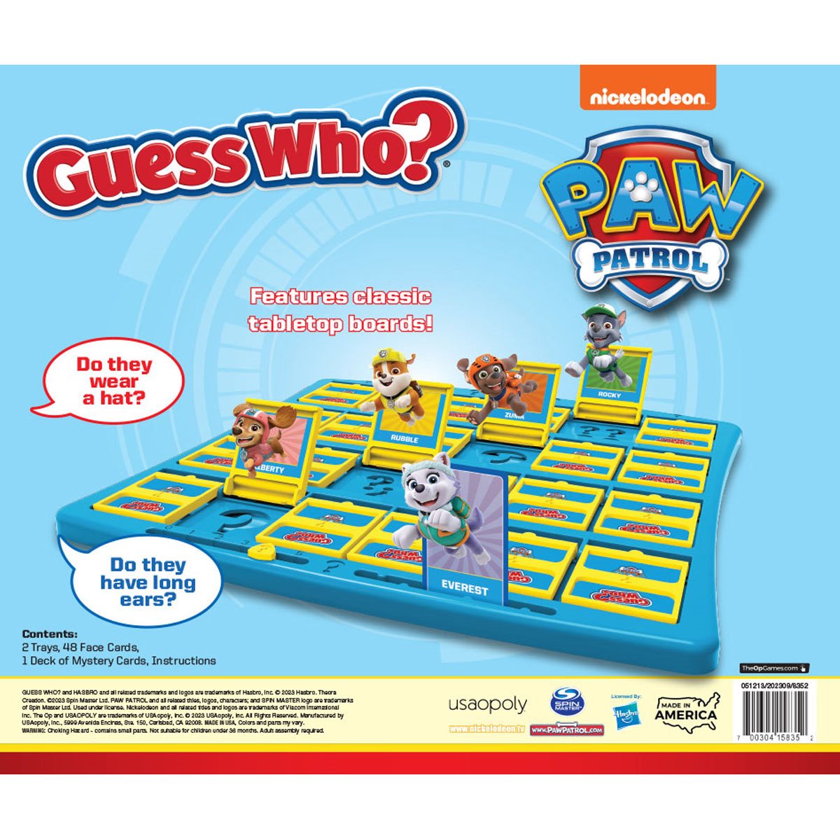 USAopoly-PAW Patrol Guess Who-GW082-860-Legacy Toys