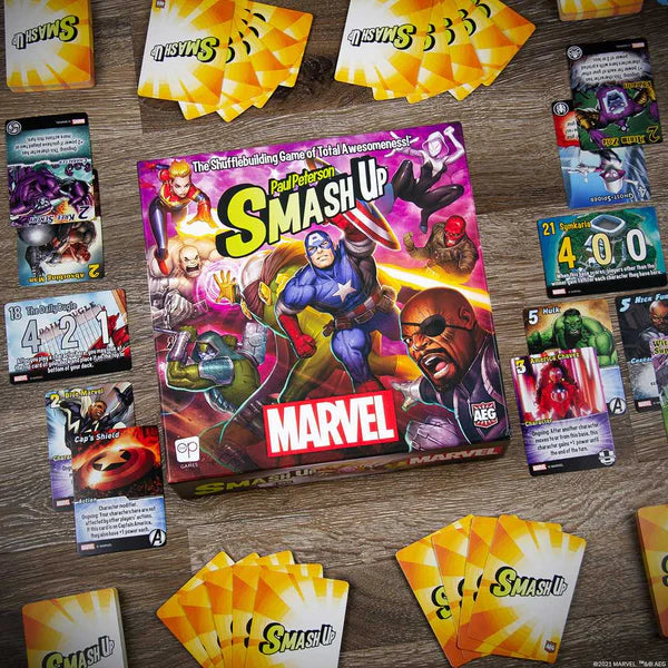 USAopoly-Smash Up: Marvel-SM011-000-Legacy Toys