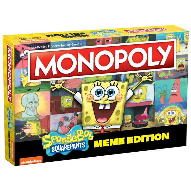 USAopoly-Spongebob Squarepants Meme Monopoly Game-MN096-712-Legacy Toys