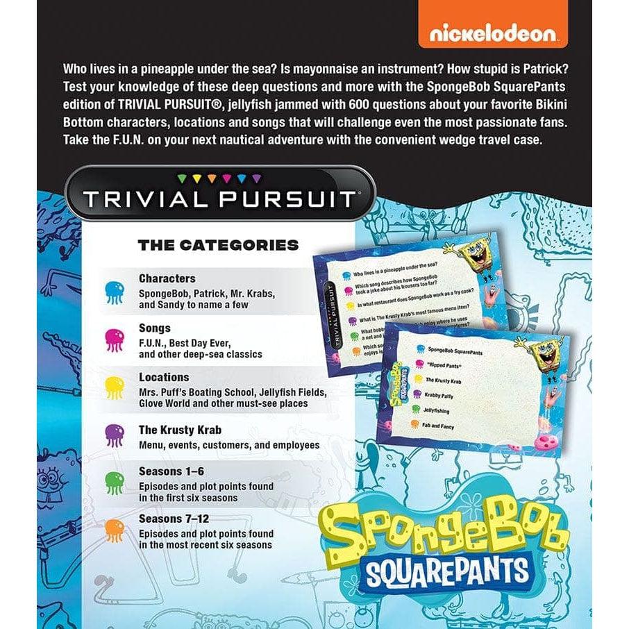 USAopoly-SpongeBob Trivial Pursuit Game-TP096-712-Legacy Toys