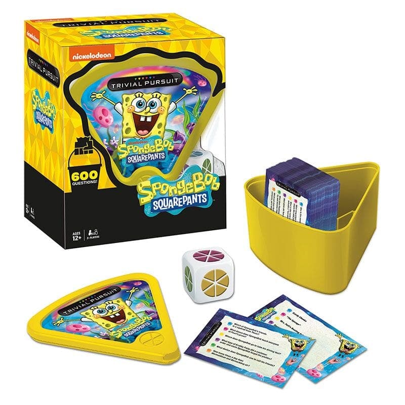 USAopoly-SpongeBob Trivial Pursuit Game-TP096-712-Legacy Toys