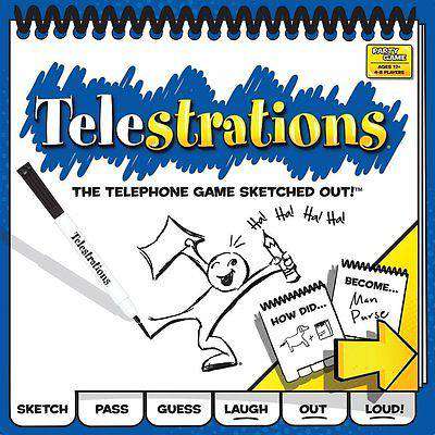 USAopoly-Telestrations 8 Player - The Original-PG000-264-Legacy Toys