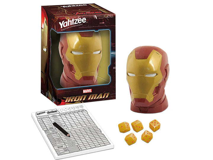 USAopoly-YAHTZEE: Avengers - Iron Man-7207-Legacy Toys