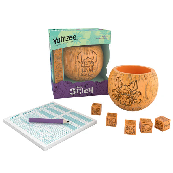 USAopoly-YAHTZEE: Disney Stitch-YZ004-679-Legacy Toys