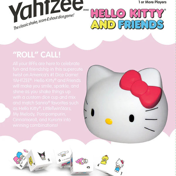 USAopoly-YAHTZEE: Hello Kitty and Friends-YZ075-296-Legacy Toys