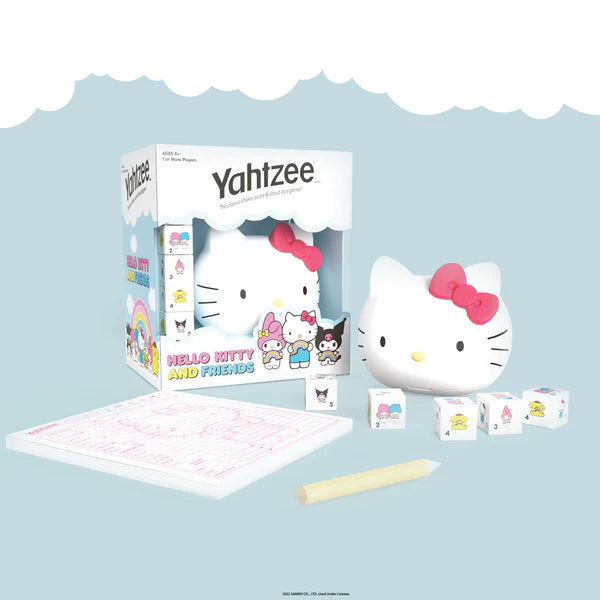 USAopoly-YAHTZEE: Hello Kitty and Friends-YZ075-296-Legacy Toys