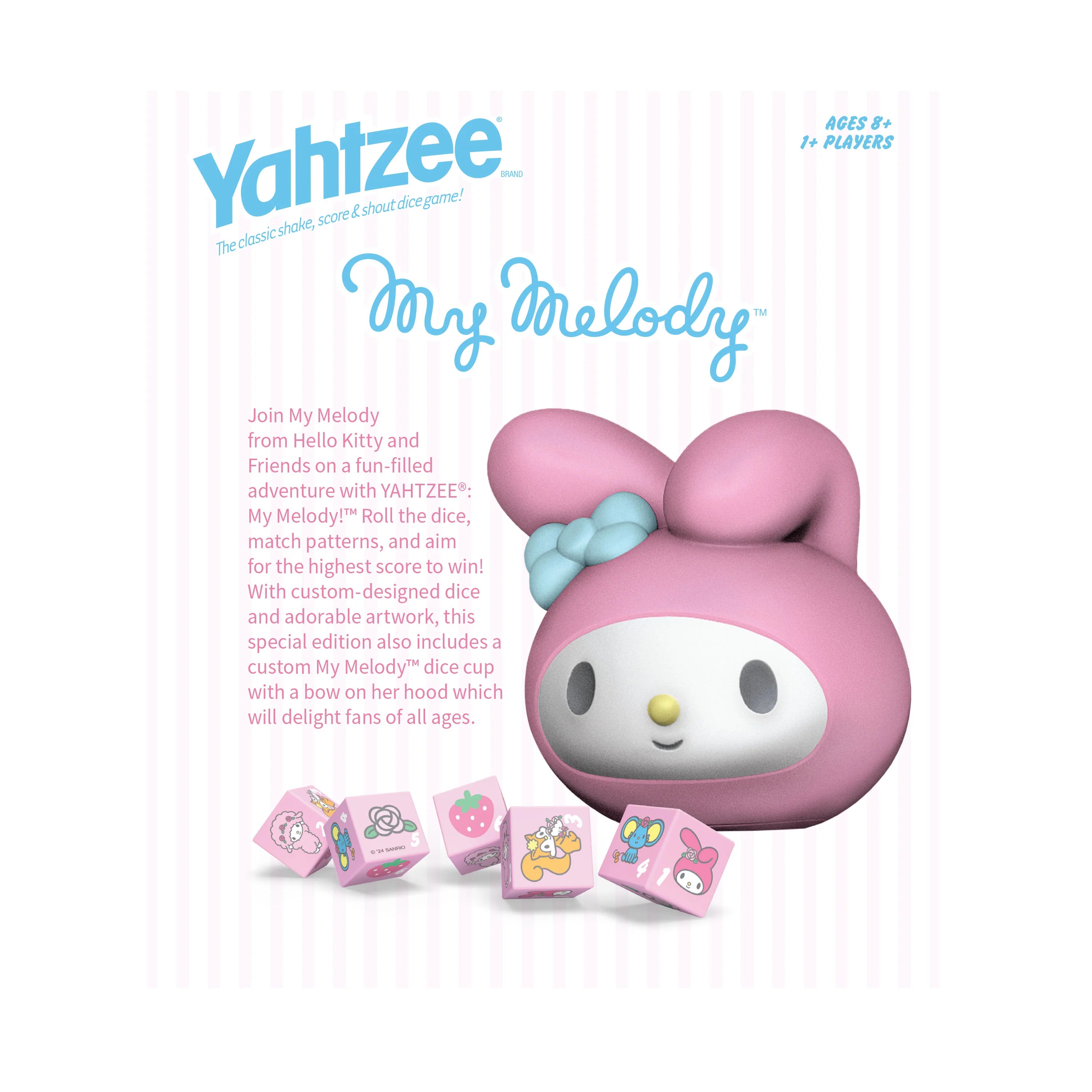 USAopoly-YAHTZEE: My Melody-YZ075-868-Legacy Toys