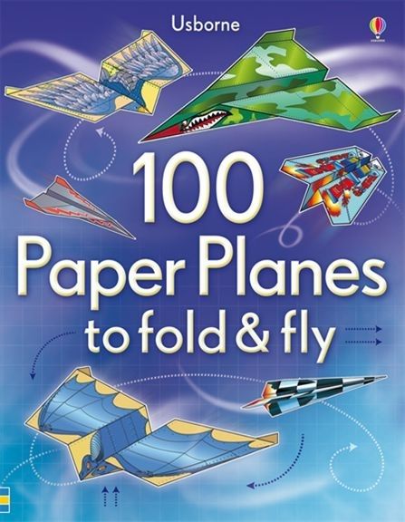 Usborne Books-100 Paper Planes to Fold and Fly-317531-Legacy Toys