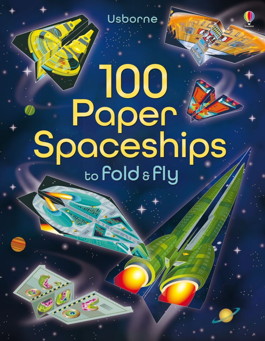 Usborne Books-100 Paper Spaceships to Fold and Fly-318385-Legacy Toys