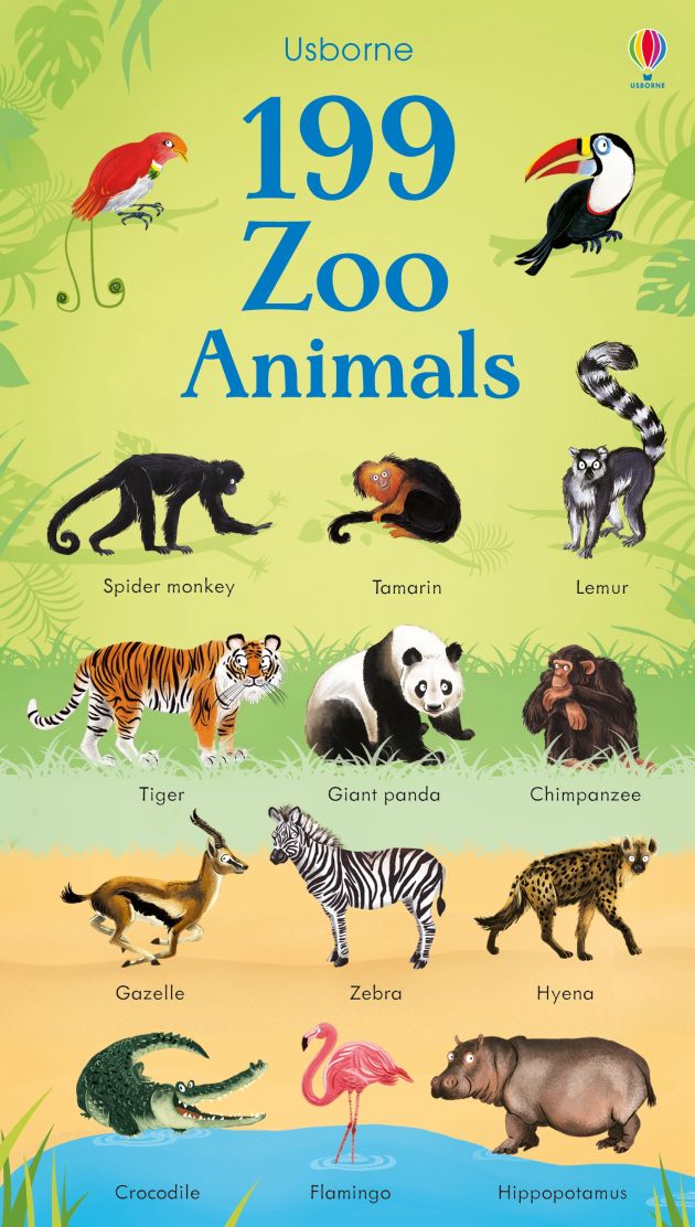 Usborne Books-199 Zoo Animals-541095-Legacy Toys