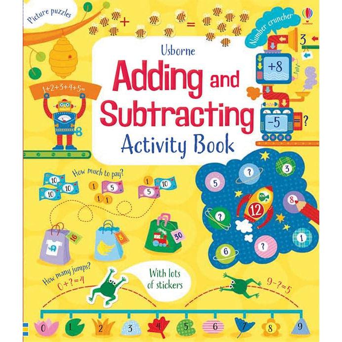 Usborne Books-Adding & Subtracting Activity Book-10498-Legacy Toys