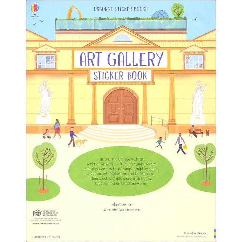 Usborne Books-Art Gallery Sticker Book-548735-Legacy Toys