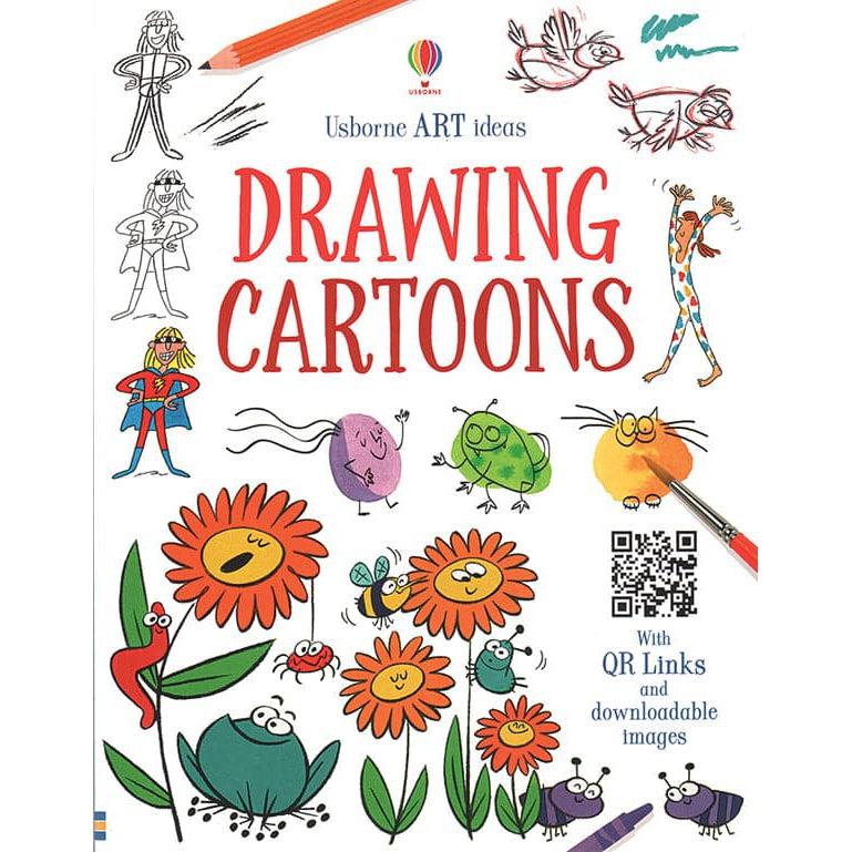 Usborne Books-Art Ideas Drawing Cartoons-544324-Legacy Toys