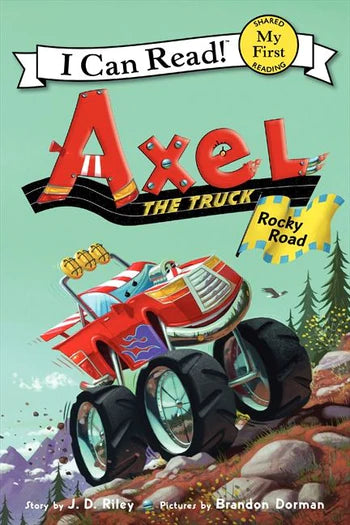 Usborne Books-Axel the Truck: Rocky Road-006222231-Legacy Toys