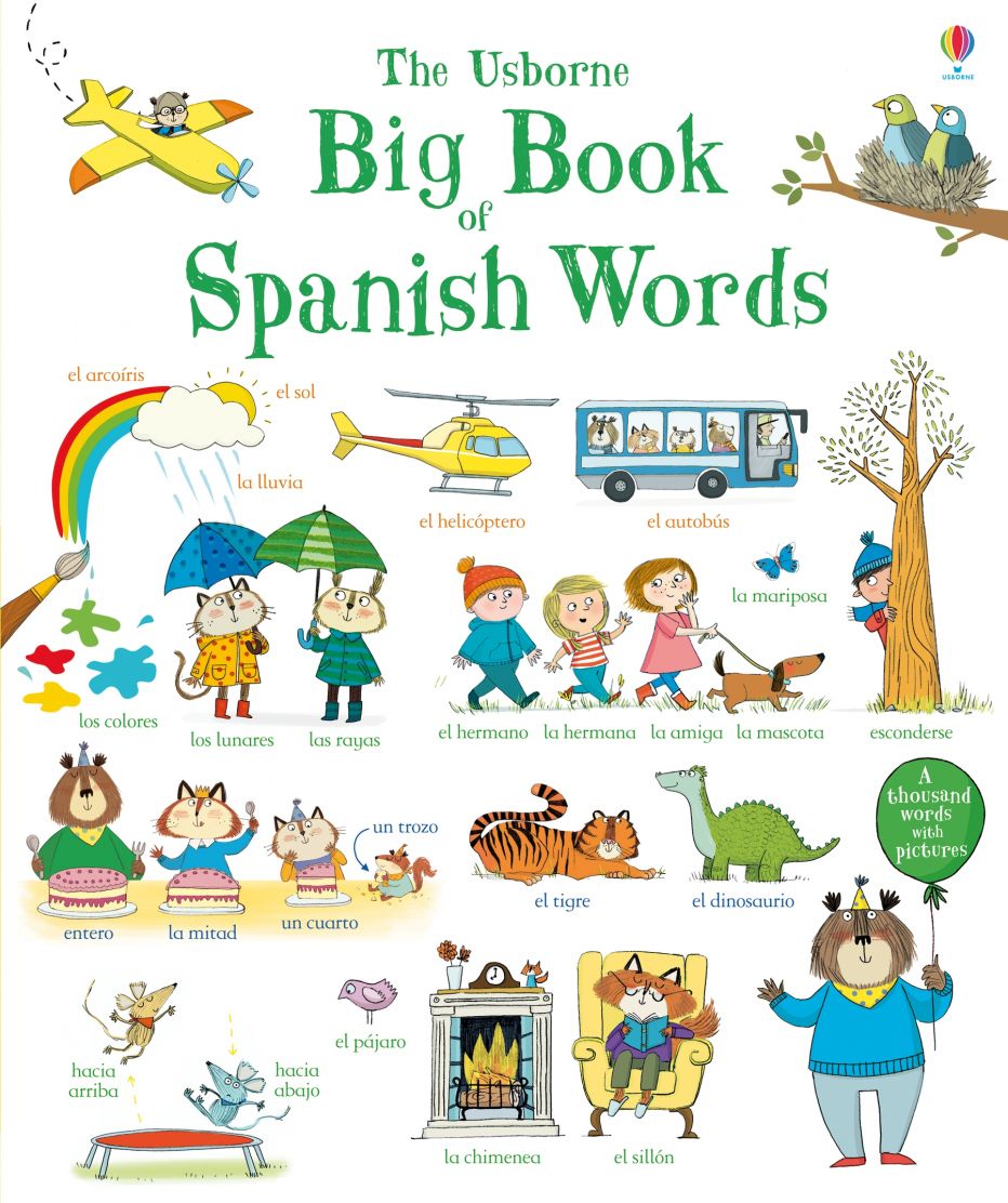 Usborne Books-Big Book of Spanish Words-534653-Legacy Toys